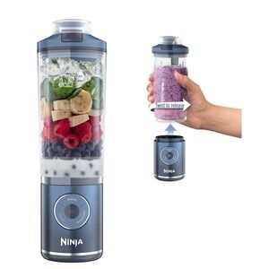 Ninja - BlastMax Portable Blender with 22oz Twist & Go Vessel - Cool Gray